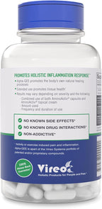 Amino Activ – Apoyo Holístico Rápido para el Dolor y la Inflamación Causados por la Actividad/Ejercicio (60 Cápsulas)