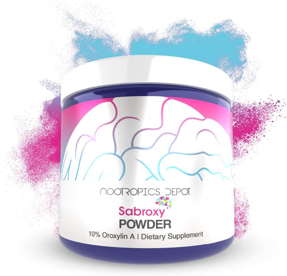 Nootropics Depot Sabroxy® Oroxylin-A en Polvo | 30 Gramos | Mínimo 10% de Oroxylin-A | Extracto de Oroxylum indicum
