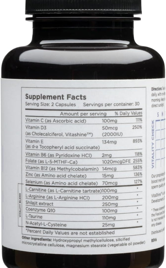 Beli Men Prenatal Multivitamin – Apoyo a la Fertilidad Masculina, 60 Cápsulas