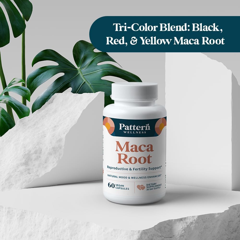 Extracto de Raíz de Maca 20:1 - 500mg - Tri-Color - 60 Cápsulas Veganas