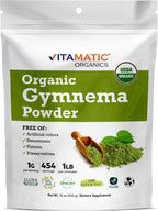 Vitamatic Gymnema Sylvestre en Polvo Orgánico Certificado USDA – 1 Libra (454 g)