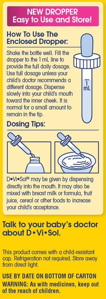 Enfamil D-Vi-Sol Suplemento Líquido de Vitamina D, 50 ml