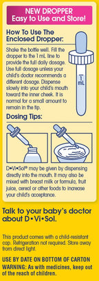 Enfamil D-Vi-Sol Suplemento Líquido de Vitamina D, 50 ml