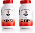 Christopher's Original Formulas Fórmula X-INFX - Apoyo Inmunitario Natural, 2 Paquete de 100 Cápsulas Cada Uno