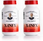 Christopher's Original Formulas Fórmula X-INFX - Apoyo Inmunitario Natural, 2 Paquete de 100 Cápsulas Cada Uno