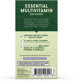 EarthFirst Organic Multivitamínico Diario para Mujeres 50+, Apoya la Salud Ósea, Energía y Salud Cardíaca, 30 Comprimidos