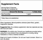 Swanson Pepino de Mar - 100 Cápsulas de 5 mg