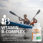 Bronson Complejo B con Vitamina C - 120 Cápsulas Vegetarianas