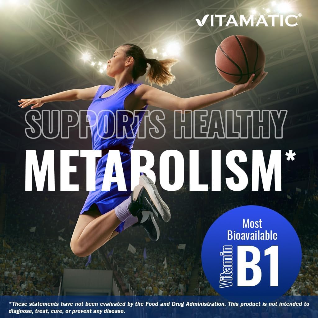 Vitamatic Benfotiamina 300 mg, 90 Cápsulas Vegetales