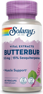Solaray Extracto de Raíz de Butterbur 50 mg - 60 Cápsulas Veganas