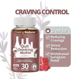 Drop The Craving Gominolas para Dejar el Alcohol - Apoyo contra Antojos y Efecto Calmante - 60 Gominolas