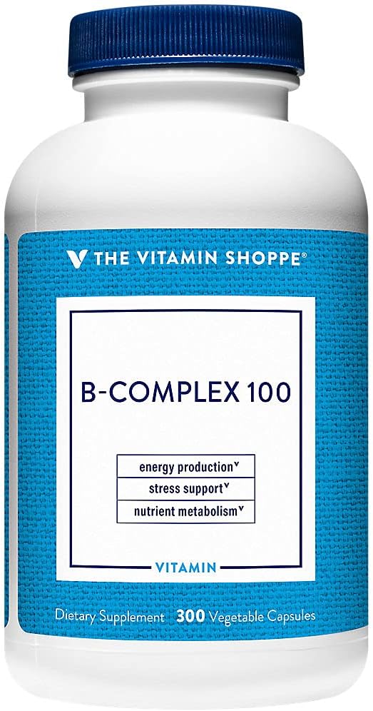 The Vitamin Shoppe B-Complex 100 - Full-Spectrum B Complex, 300 Vegan Capsules