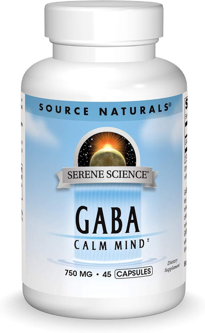 Source Naturals Serene Science GABA 750mg - 45 Cápsulas – Image 1