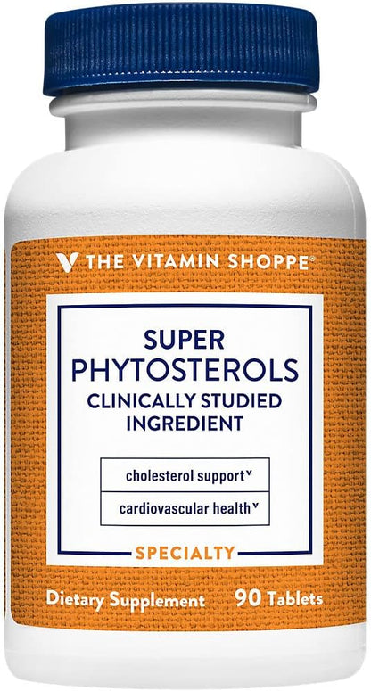 The Vitamin Shoppe Super Phytosterols 900MG, Apoya la Salud Cardiovascular, (90 Comprimidos) – Image 1
