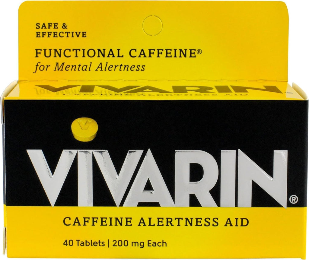 Vivarin Ayuda para la Alerta Mental, 40 Comprimidos (Paquete de 4)