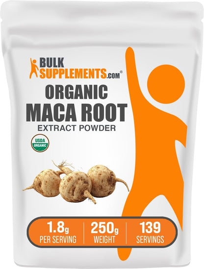 BulkSupplements Extracto de Raíz de Maca Orgánica en Polvo - 250g – Image 1