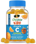 Lifeable Vitamina C para Niños Sin Azúcar – 250 mg – Gominolas Sabor Naranja – 90 Unidades