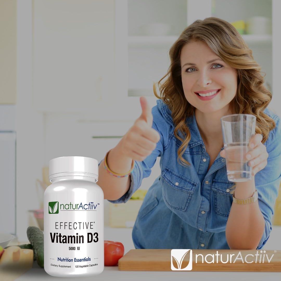 naturActiiv Organic Vitamin D3 125 mcg (5000 IU) - Mini-Capsules