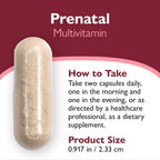 Celebrate Vitamins Multivitamínico Prenatal Bariátrico con Folato, Hierro, Yodo y Colina - 60 Cápsulas