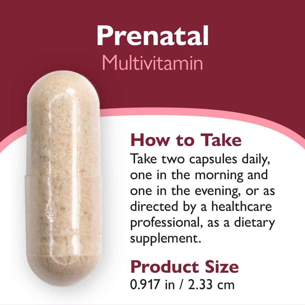Celebrate Vitamins Multivitamínico Prenatal Bariátrico con Folato, Hierro, Yodo y Colina - 60 Cápsulas
