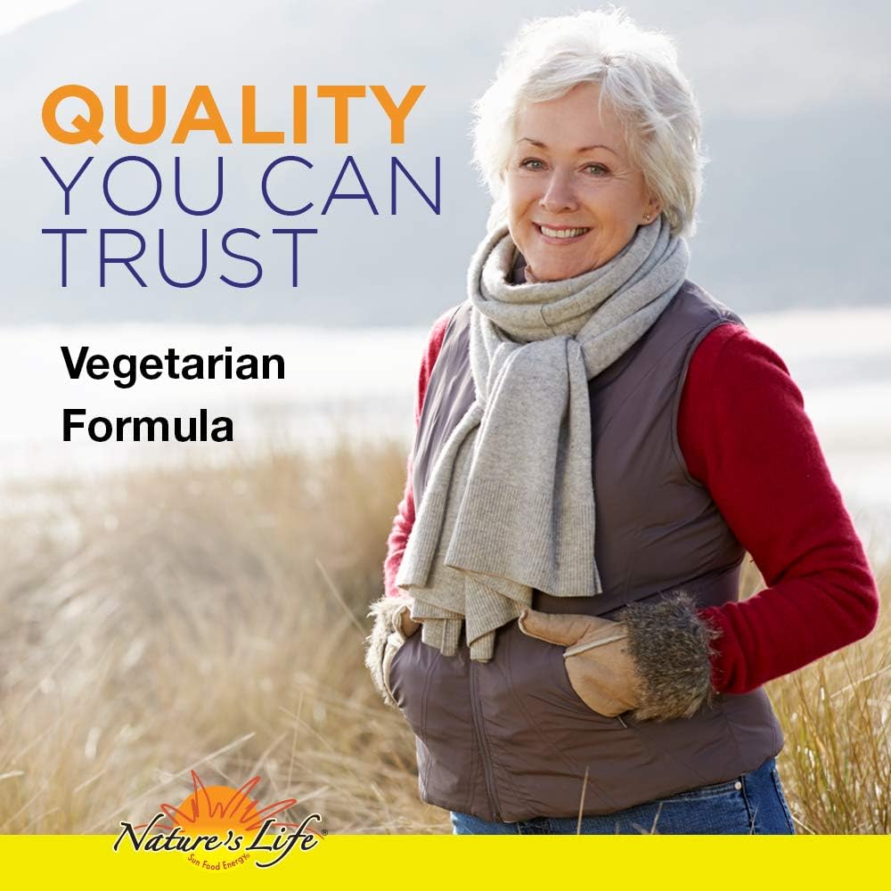 Nature's Life Vitamina D2 (Ergocalciferol) 2000 UI, 90 Cápsulas Vegetales