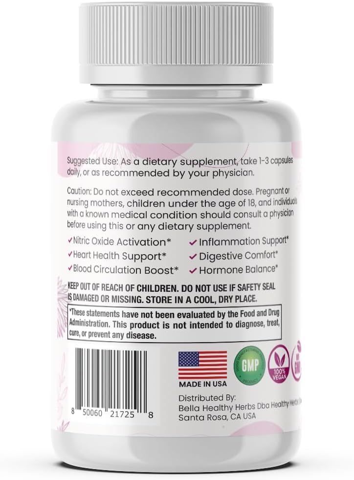 Healthy Herbs Cápsulas de Musgo Marino Silvestre 1950mg – Complejo Avanzado con Remolacha, Cúrcuma, Jengibre, Canela y Ashwagandha (90 Cápsulas)
