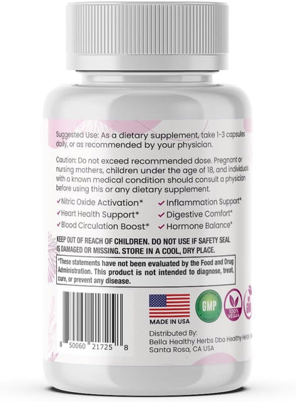 Healthy Herbs Cápsulas de Musgo Marino Silvestre 1950mg – Complejo Avanzado con Remolacha, Cúrcuma, Jengibre, Canela y – Image 7