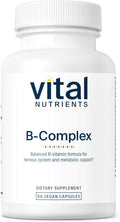 Vital Nutrients Complejo B - High Potency Methylated B Vitamins - 60 Capsules