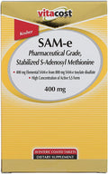 Vitacost SAM-e 400 mg, 30 enteric-coated tablets