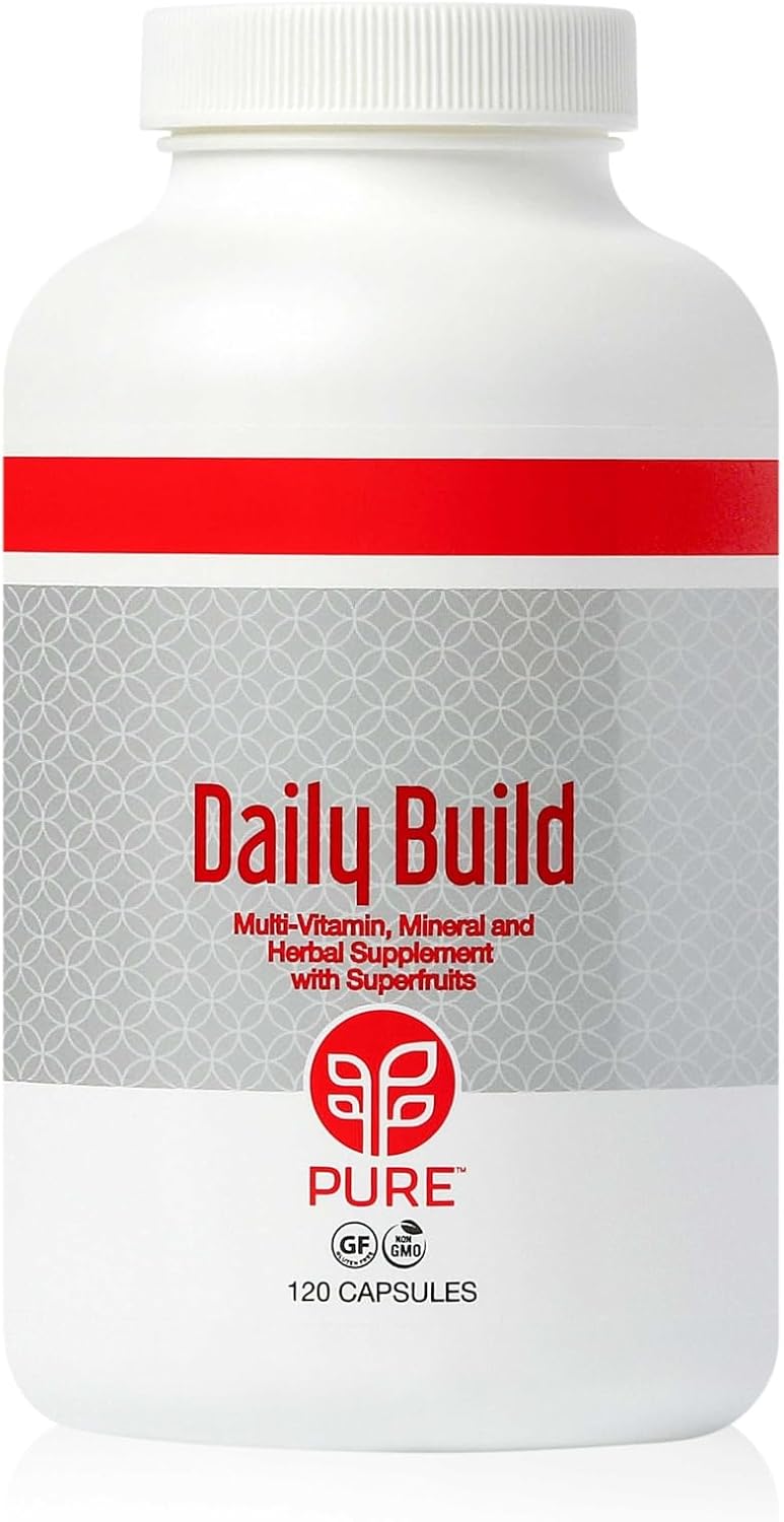 PURE Daily Build | Multivitamínico Avanzado | 120 Cápsulas