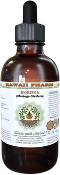 Extracto Líquido de Moringa sin Alcohol de Hawaii Pharm, Moringa (Moringa Oleifera) Glicerita de Hoja, Suplemento Natural, 60 ml