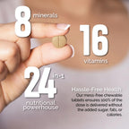 Vita-Tabs Suplemento Multivitamínico y Mineral para Perros - Recomendado por Veterinarios - 60 Comprimidos Masticables para Piel, Pelaje, Energía y Bienestar