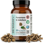 DR WAKDE'S Punarnava and Gokshura Capsules - 60 Cápsulas Veganas
