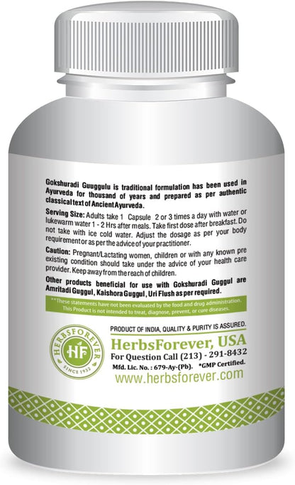 Herbsforever Gokshuradi Guggul - 90 Cápsulas Vegetales - 800 mg – Image 3