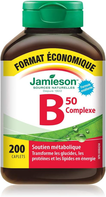 Jamieson B50 Complex, 200 comprimidos – Image 2
