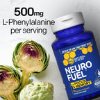 Natural Stacks NeuroFuel Original - Suplemento Nootrópico para la Concentración y Memoria - 75 Cápsulas