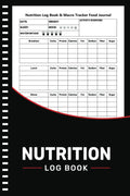 Diario de Nutrición y Contador de Calorías - 105 Páginas (15x23 cm)