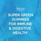Amire by Dr. Awan Super Greens Gummies, 120 Gominolas (60 Días)