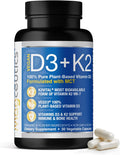 Magceutics Vitamina D3 K2 5000 UI 100 mcg MK-7 con MCT - 30 Cápsulas Veganas