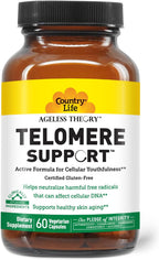 Country Life Ageless Theory Telomere Support - 60 cápsulas
