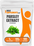 BulkSupplements.com Extracto de Perejil en Polvo - Suplemento Herbal, Sin Gluten, 1g por Ración, 100g