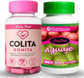 Aguaje Colita Bonita - Fórmula de Crecimiento Glúteo - Aguaje, Maca Negra, Chía y Fenogreco - 100% Natural - 2 Frascos (1 Mes)