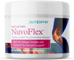 Juvenon NuvoFlex | Complejo para el apoyo articular con Colágeno, FruiteX-B, Glucosamina, Condroitina, Vitaminas K y B (30 Cápsulas)
