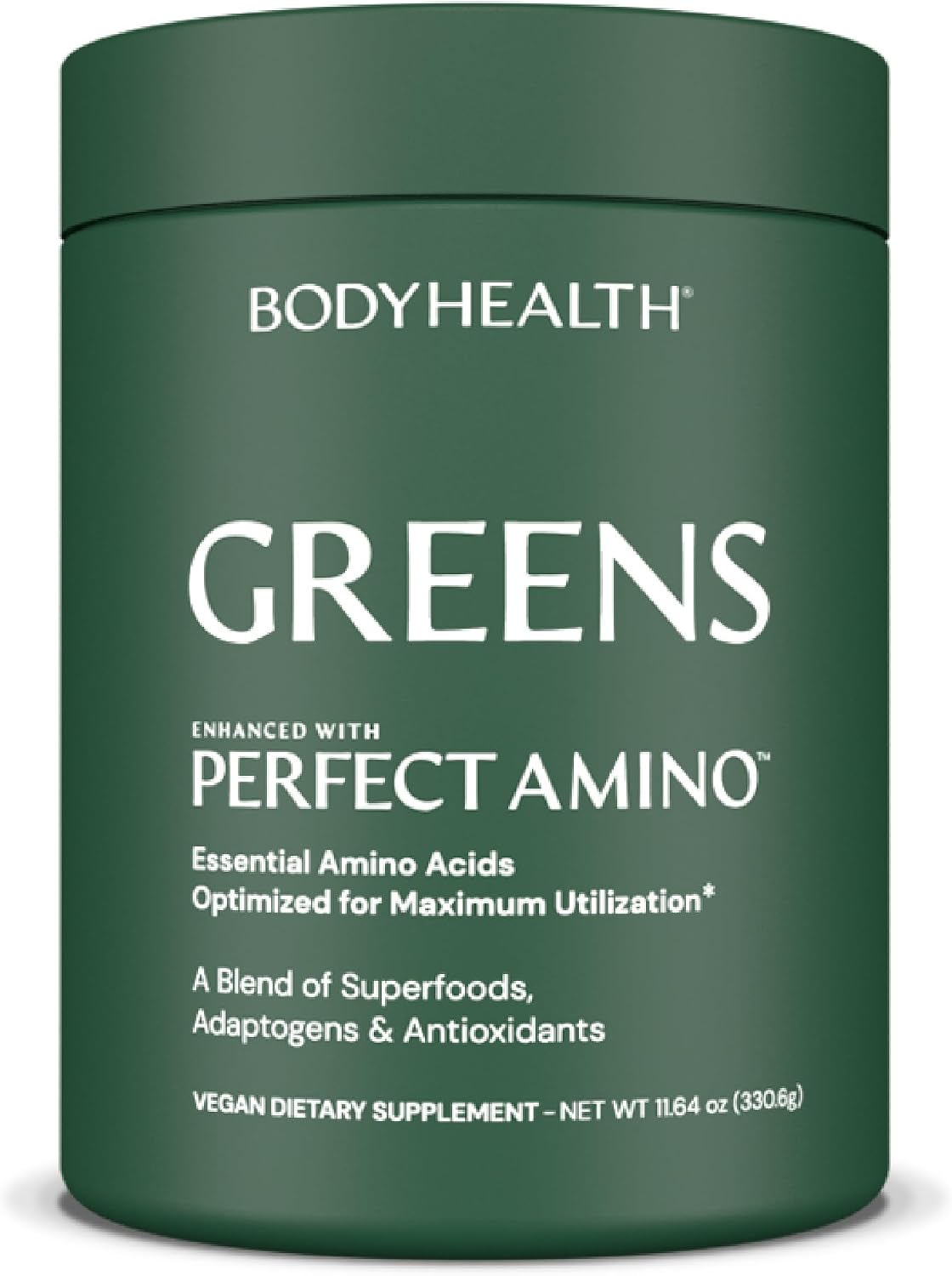 BodyHealth Perfect Greens Formula - Superfood en Polvo Sabor Manzana Verde (30 Porciones)