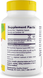 Healthy Origins EpiCor 500 mg, 60 Cápsulas Vegetales