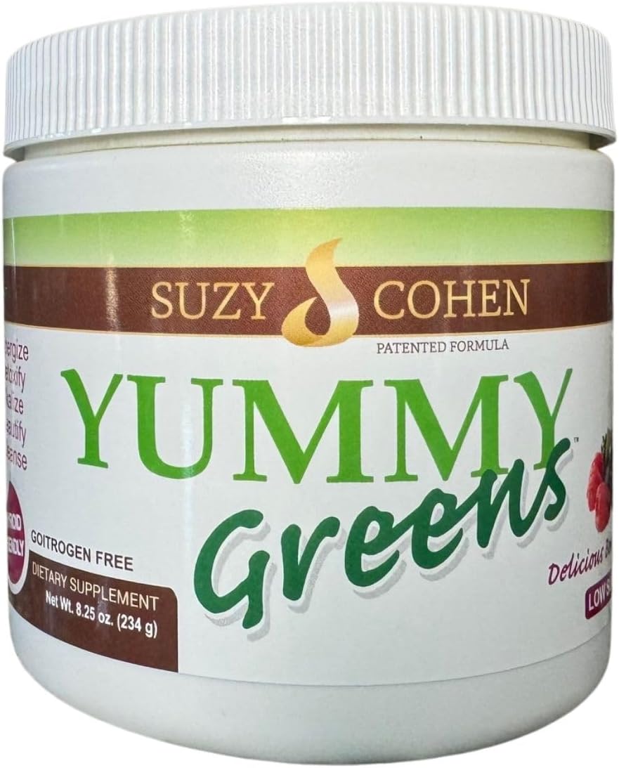 Yummy Greens Drink Mix - Mezcla de Verduras, Algas, Frutas y Probiótico