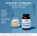 Designs for Health Vitamina D Supreme - Vitamina D3 5000 UI con 2000 mcg de Vitamina K como MK-4 para Huesos, Corazón y Sistema Inmunológico (60 Cápsulas)