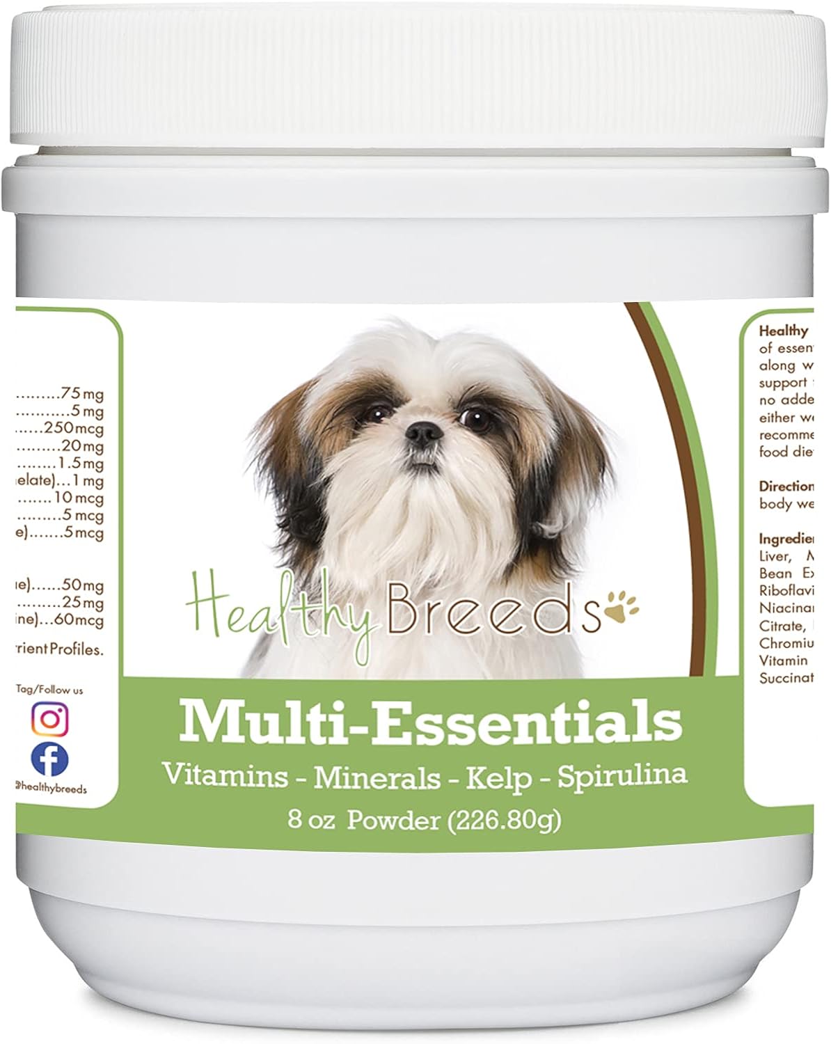 Healthy Breeds Shih Tzu Multi-Essentials Powder for Dogs - 8 oz (227 g)