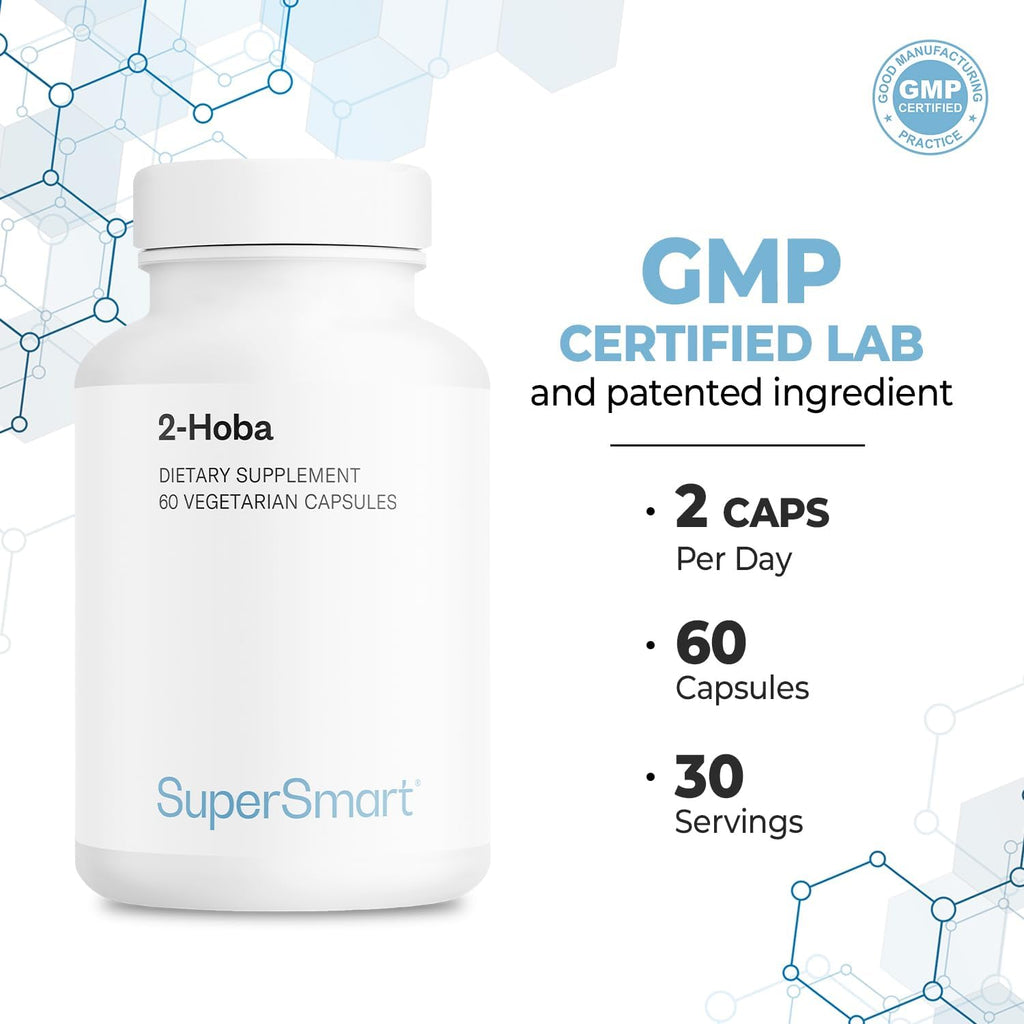 Supersmart 2-HOBA (Hobamine) 100mg - 60 Cápsulas Vegetarianas
