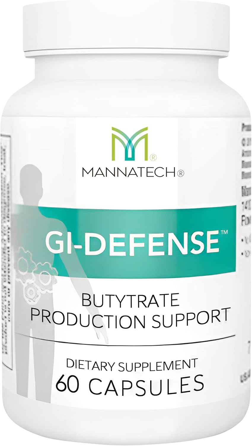 Mannatech GI-Defense Butyrate Supplement - 60 Cápsulas